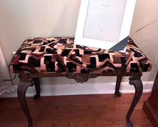 Bench w/cast iron legs