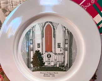 Immanuel Lutheran Church 1996 Christmas plate