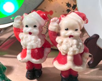 Vtg. Santa candles