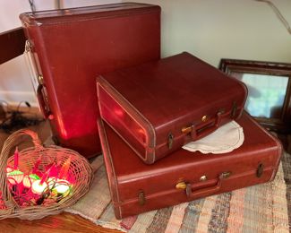 Vtg. 3 pc Samsonite luggage