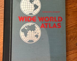 Vtg. Reader's Digest - Wide World Atlas book