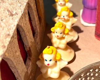 Vtg. Mini Angel candles