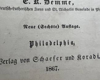 German book 1867