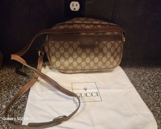 10.	Vintage Gucci Shoulder Bag 11x8 $450.00