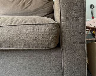 Room & Board Small Sectional Sofa. Left Facing Section Measures 84" L x 36" D; Right Facing Section Measures 44" L x 36" D. Photo 2 of 3.