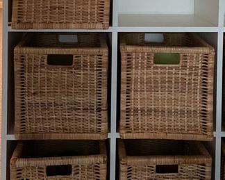 Rattan Storage Baskets.