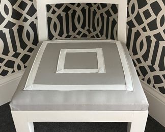 White Lacquered Chair.