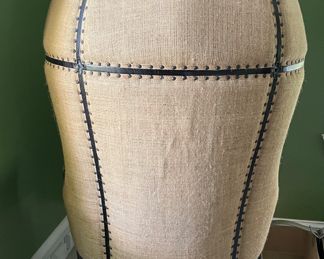 Jayson Home Ebonized Wood Vintage Porter Chair. Measures 30" W x 30" D x 60" H. Photo 3 of 4.