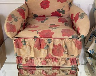 Vintage Upholstered Doll Club Chair - 2 Available. Photo 1 of 2.