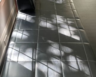 Mid-Century Faux Leather Upholstered Daybed. Measures 75" L x 30" D with 18" Seat Height. Photo 4 of 6.