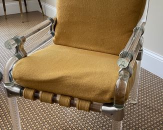 Mid-Century Lucite Chair. Photo 1 of 2.