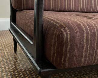 Three-Piece Mid Century Sectional-Style Sofa (Left Sofa Shown). Each Sofa Measures 94" W x 33" D. Adjoining Low Side Table Not Pictured (YET!) Adjoins The Two. Photo 4 of 4.