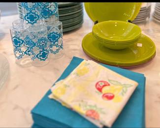 Sample of Dinner Ware.