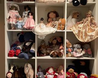 Cabbage Patch, Madeline & Other Dolls.