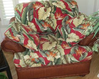 HIGH END BRAXTON CULLER WICKER FURNITURE.