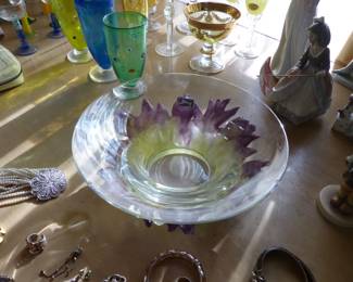 Daum crystal bowl "as is"