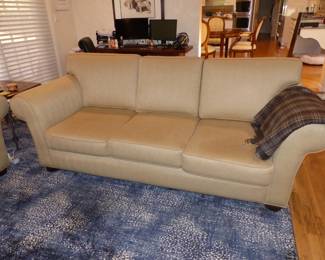 Neutral fabric sofa