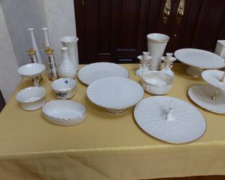Lenox china vases & serving pieces