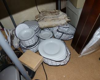 White dinnerware set