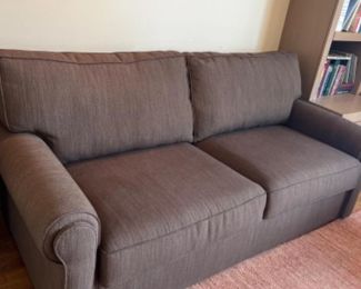 	American Leather Sleeper Sofa - Charcoal Grey