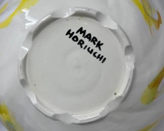 Vintage Signed Mark Horiuchi Ceramic Bowl