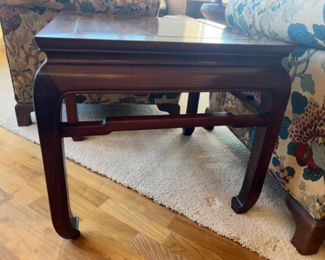 Vintage Asian Style Solid Wood Side Table