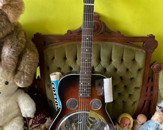 One of 3 DOBRO, guitars 