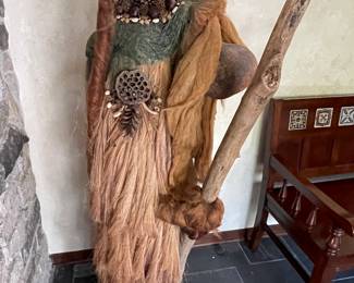 Life Size Troll - circa 1993 - Niagara Falls, NY - natural elements