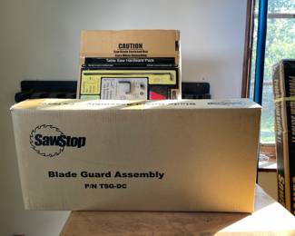 SawStop 10" Professional Cabinet Saw and all boxed accessories