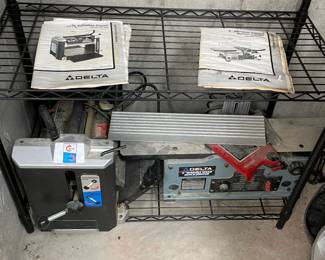 Delta Portable Planer 22-560 and Delta Variable Speed Bench Jointer with Fence