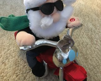 Harley Santa (stuffed)