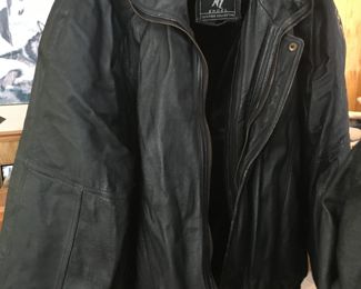 Black leather jacket NICE