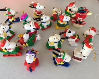 Snoopy ornament collection