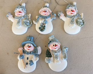 Very nice snowman ornaments