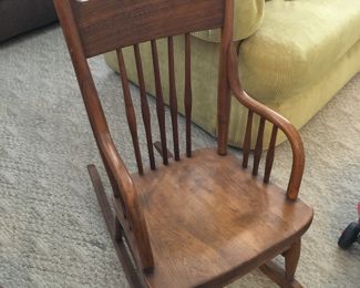 Child-size vintage rocking chair VGC