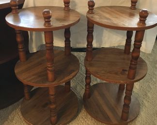 Round 3-tier side tables/plant stands