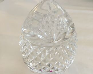 Signed glass egg