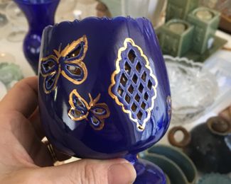 "Butterfly" candle holder - as is