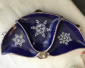 Handmade 3-section trinket dish