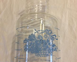 Vintage juice pitcher blue