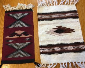 woven small rugs/placemats