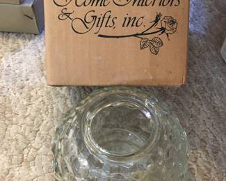 Home interiors fairie-style glass lamp