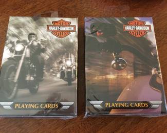 Harley playing cards unopened