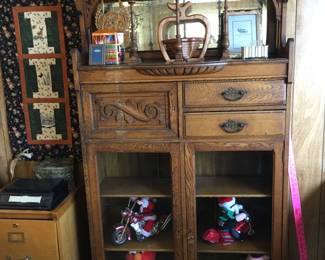 Antique hutch
