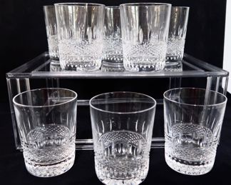 Beautiful Waterford Crystal - Irish Lace Pattern - Double Old Fashioned