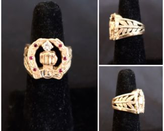 Diamond & Ruby Ring