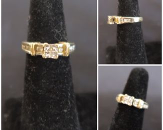 Diamond & 14k Gold Ladies Ring