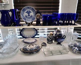 Beautiful Cobalt Glassware