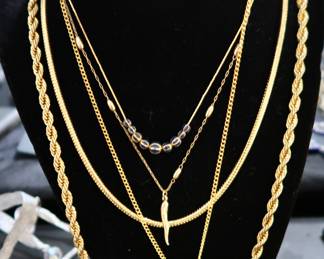 Pretty Gold Tone Jewelry