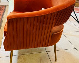 $150 	
Velvet chair 29"Tx26 1/2"	